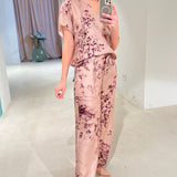 Pantalone corallo print Alysi
