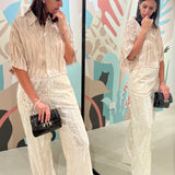 Pantalone paillettes Alysi