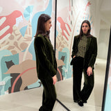 Pantalone fluid velvet Maliparmi