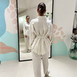 Pantalone dritto in velluto Alysi