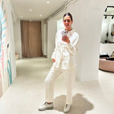 Pantalone dritto in velluto Alysi