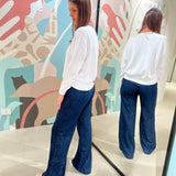 Jeans Ariane Noir ‘n’ bleu