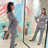 Giacca geometric jaquard Maliparmi