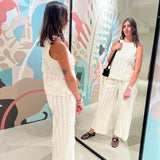 Pantalone con frange Ottod’ame