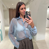 Camicia boxy frange Alysi