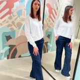 Jeans Ariane Noir ‘n’ bleu