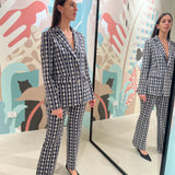 Giacca geometric jaquard Maliparmi