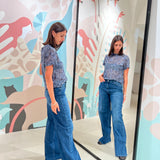 Jeans palazzo 5pocket Cigala’s