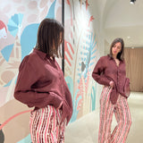 Pantalone Washed Stripes Maliparmi