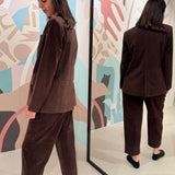 Pantalone in pelle scamosciata Seventy