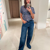 Jeans palazzo 5pocket Cigala’s