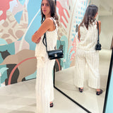 Top con frange Ottod’ame