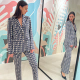 Pantalone geometric jaquard Maliparmi