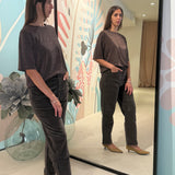 Pantalone carrot velluto Cigala’s