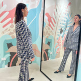 Pantalone geometric jaquard Maliparmi