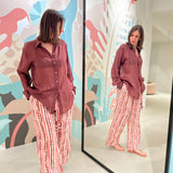 Pantalone Washed Stripes Maliparmi